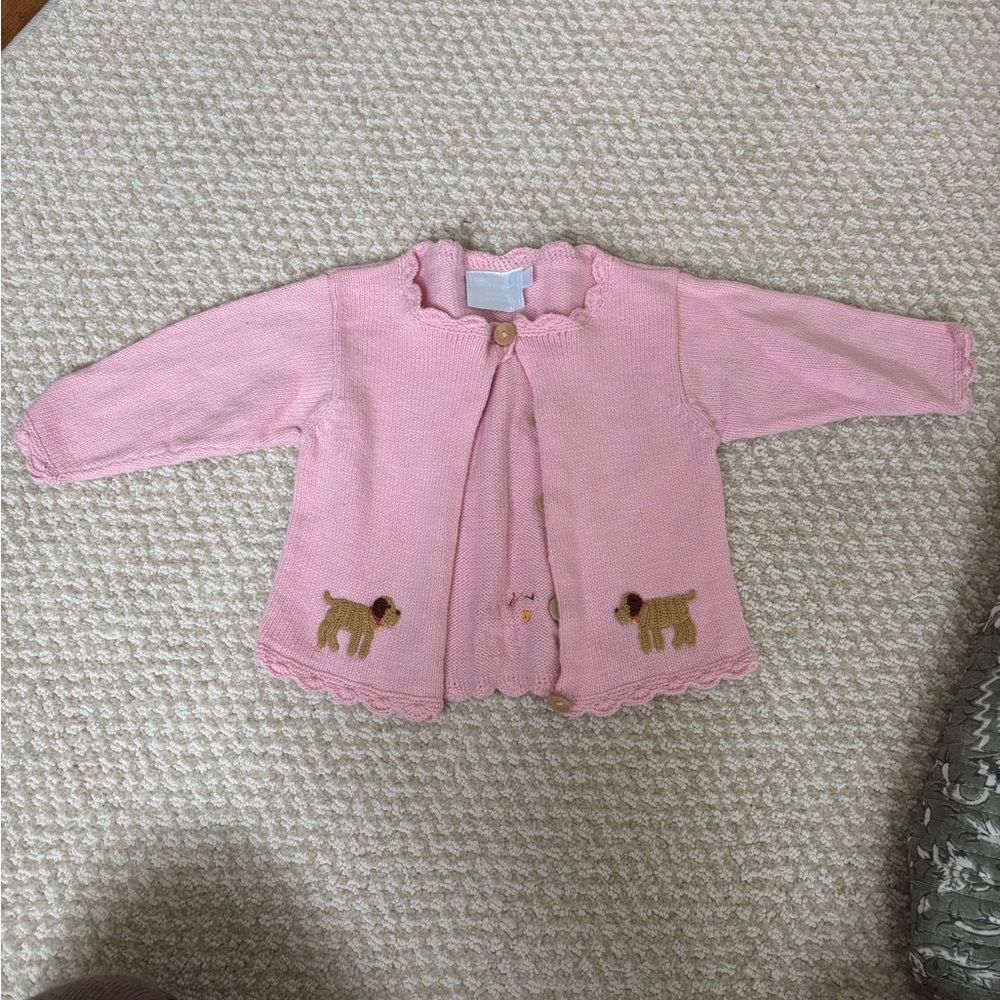 Little English Puppy Cardigan